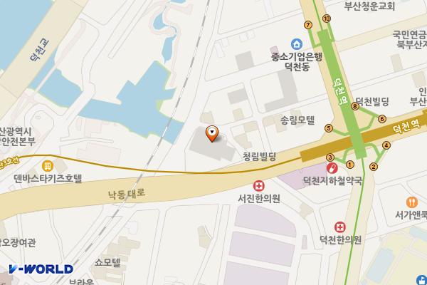 대리천 공영주차장 위치 지도 — 부산광역시 북구 금곡대로7번길 35