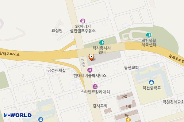 덕천 공영주차장 위치 지도 — 부산광역시 북구 의성로 65