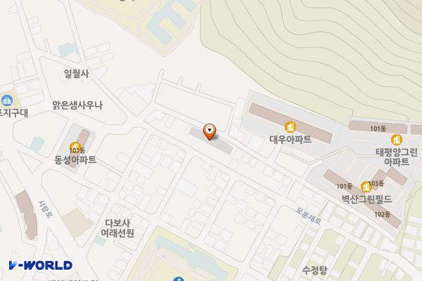 모분재 공영주차장 위치 지도 — 부산광역시 북구 모분재로105번길 20