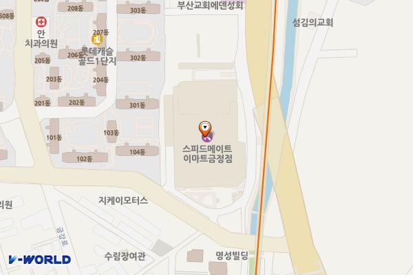 이마트 금정점 위치 지도 — 부산광역시 금정구 중앙대로1841번길 24