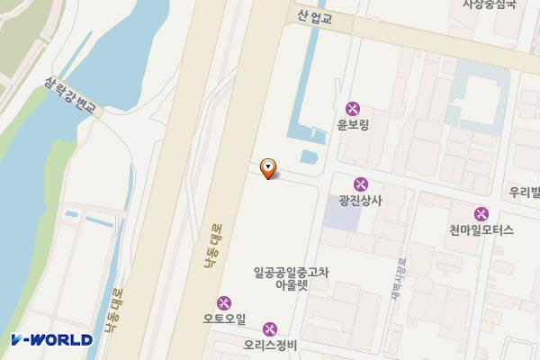 해표사료주변 공영주차장 위치 지도 — 부산광역시 사상구 낙동대로 1094