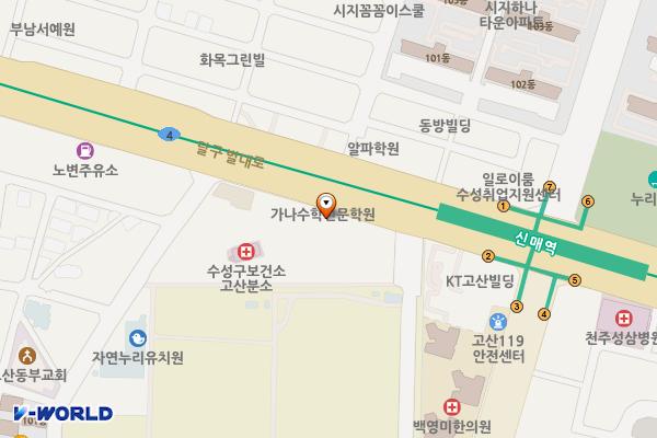 현대자동차 시지지점 위치 지도 — 대구광역시 수성구 달구벌대로 3164