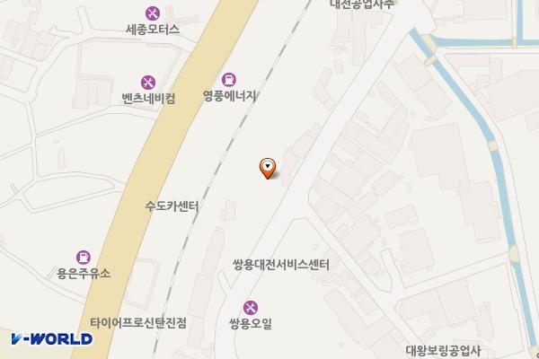 기아오토큐 북대전서비스(구 신탄진종합서비스) 위치 지도 — 대전광역시 대덕구 벚꽃길 106