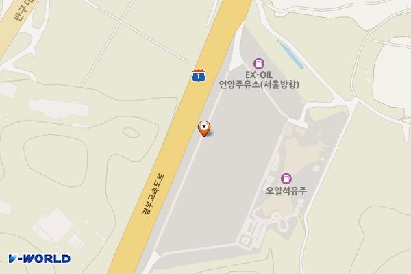 언양휴게소 (서울) 위치 지도 — 울산광역시 울주군 언양읍 경부고속도로 44