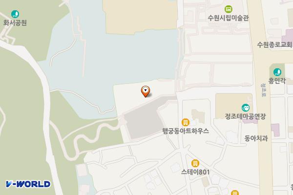 수원시 화성행궁공영주차장 위치 지도 — 경기도 수원시 팔달구 남창동 52-2