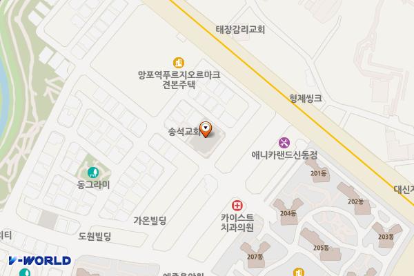 신동제1공영주차장 위치 지도 — 경기도 수원시 영통구 신동 931-5