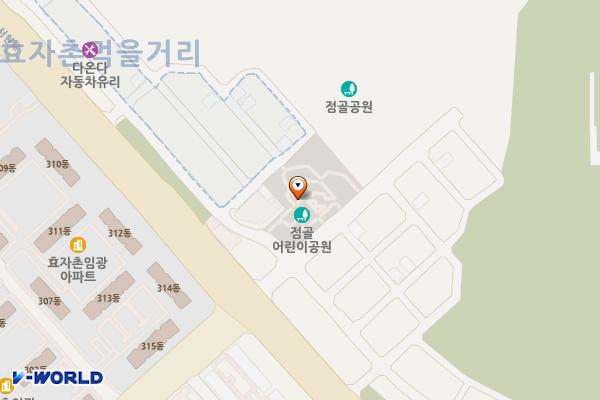 점골 공영주차장 위치 지도 — 경기도 성남시 분당구 불정로 419