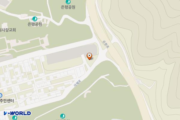 은행동 제5공영주차장(노외주차장) 위치 지도 — 경기도 성남시 중원구 자혜로 115