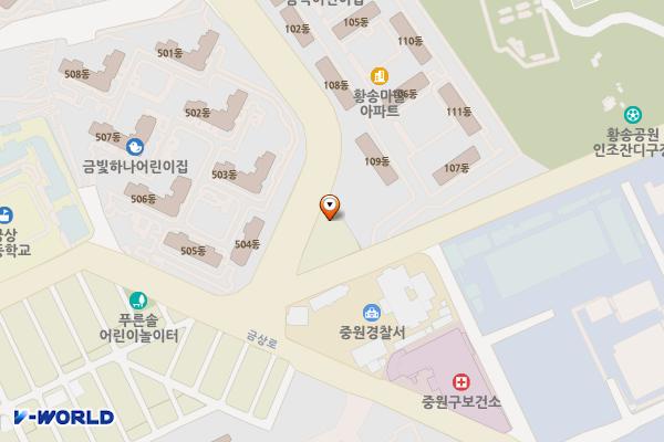 금광1동제1공영주차장 위치 지도 — 경기도 성남시 중원구 금빛로 10
