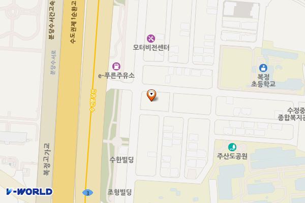복정 제3공영주차장 위치 지도 — 경기도 성남시 수정구 복정로 98