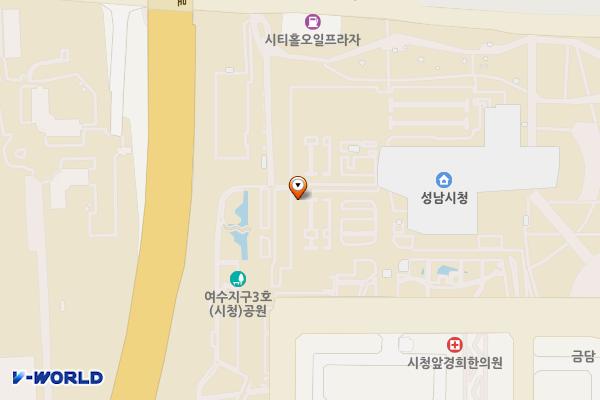 성남시청 위치 지도 — 경기도 성남시 중원구 성남대로 997