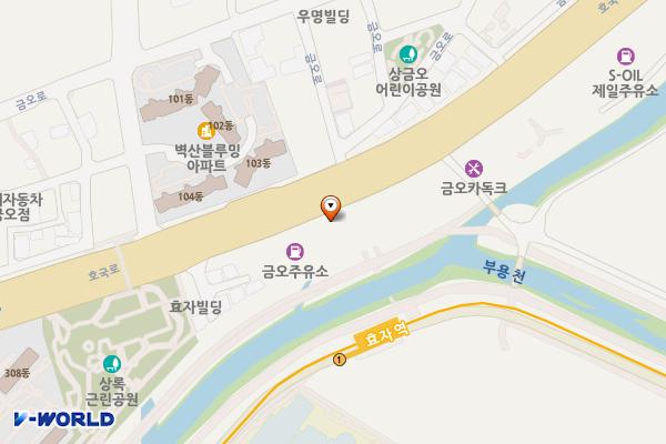 삼성스토어 금오 위치 지도 — 경기도 의정부시 호국로 1588