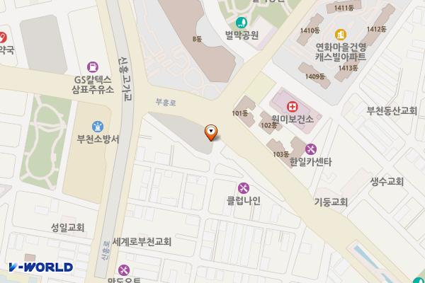 부흥노외공영주차장 위치 지도 — 경기도 부천시 중동 1219