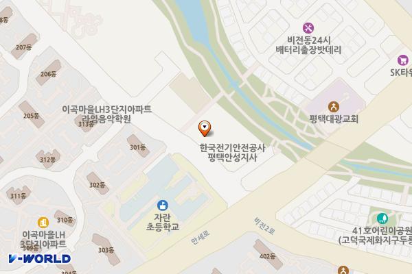 기아오토큐 비전점 위치 지도 — 경기도 평택시 비전2로 77