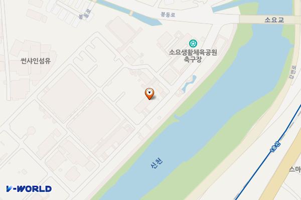 동두천시 환경사업소 위치 지도 — 경기도 동두천시 봉동로 27