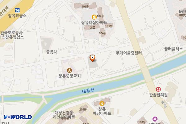 무계동 제1주차장 위치 지도 — 경상남도 김해시 무계동 325
