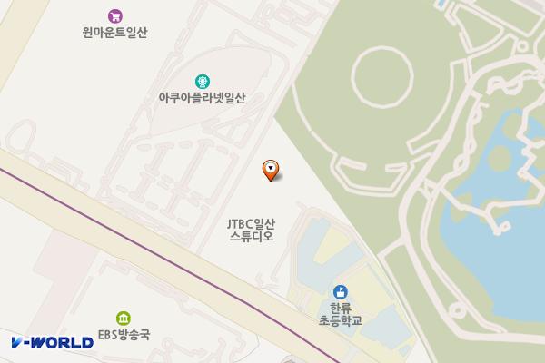 한류월드 제1공영주차장 위치 지도 — 경기도 고양시 일산동구 한류월드로 270