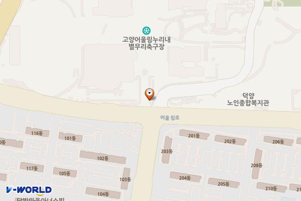 고양어울림누리 수영장주차장 위치 지도 — 경기도 고양시 덕양구 어울림로 33