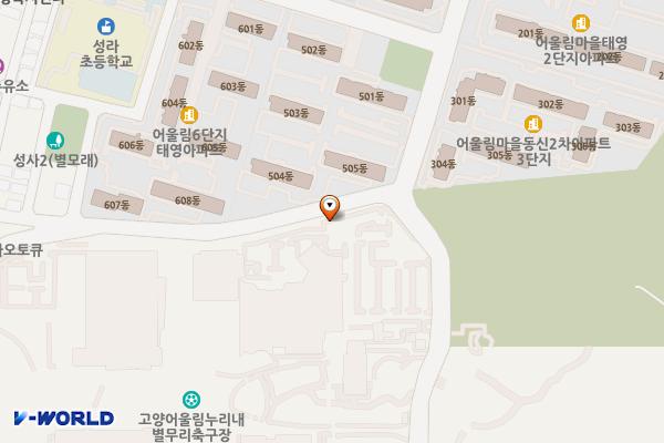 고양어울림누리 주차장 위치 지도 — 경기도 고양시 덕양구 성사동  777, 고양어울림누리 주차장