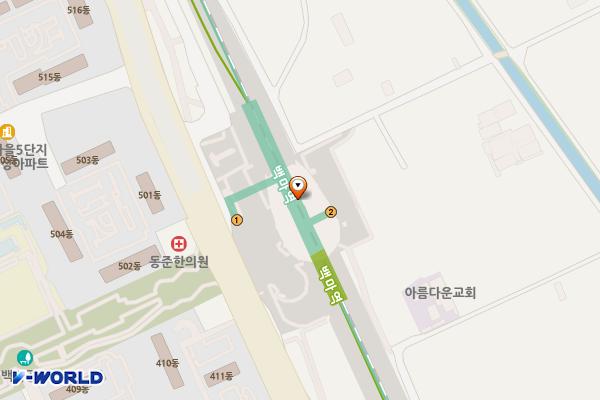 코레일 백마역 위치 지도 — 경기도 고양시 일산동구 경의로 318