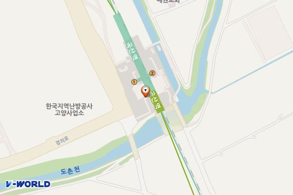 코레일 곡산역 위치 지도 — 경기도 고양시 일산동구 경의로 160