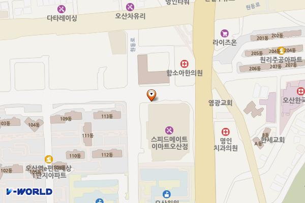이마트 오산점 위치 지도 — 경기도 오산시 경기대로 181