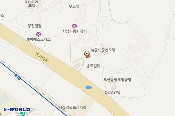 오산시니어클럽 위치 지도 — 경기도 오산시 경기대로636번길 13