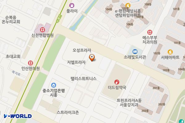 대야상업1 공영주차장 위치 지도 — 경기도 시흥시 비둘기공원5길 3
