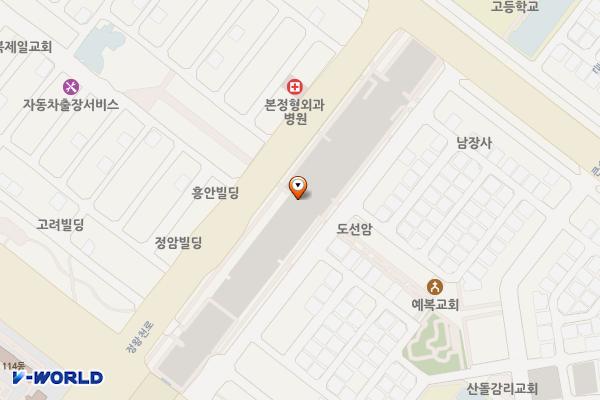 시화공고 공영주차장 위치 지도 — 경기도 시흥시 정왕동 1456