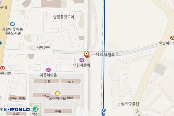 청명1길공영주차장 위치 지도 — 경기도 군포시 군포역1길 89