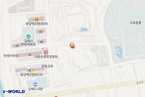 봉황동 수릉원 맞은편 위치 지도 — 경상남도 김해시 봉황동 441-2