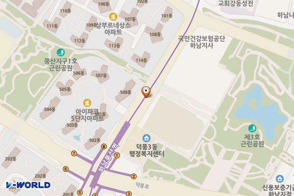 이마트 하남점 위치 지도 — 경기도 하남시 덕풍서로 70