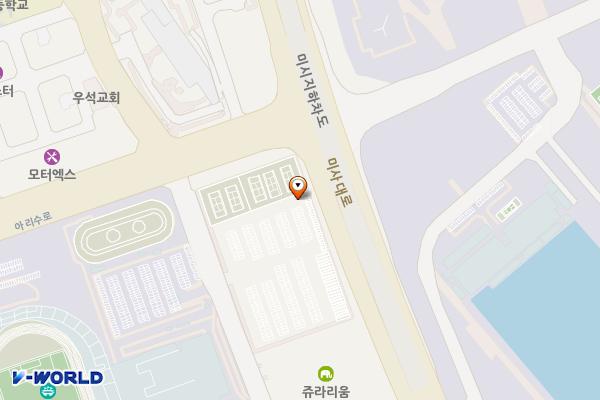 하남종합운동장 P1주차장 위치 지도 — 경기도 하남시 아리수로 620