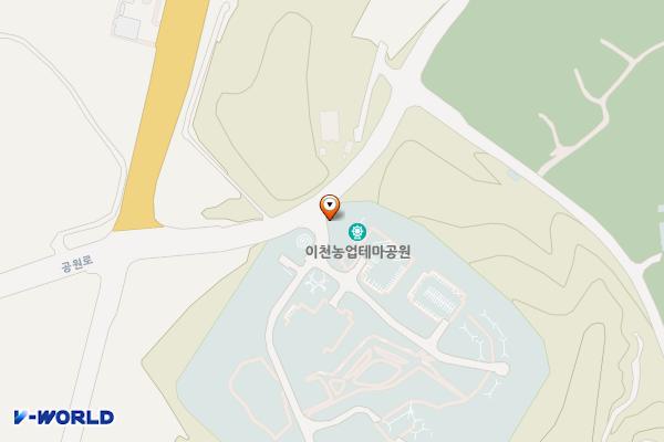 이천농업테마공원 위치 지도 — 경기도 이천시 모가면 공원로 48