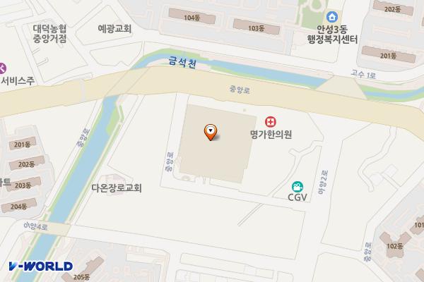 이마트 안성점 위치 지도 — 경기도 안성시 중앙로 246