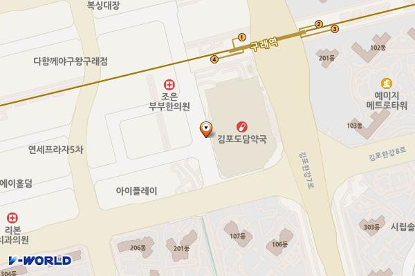 이마트 김포한강점 위치 지도 — 경기도 김포시 김포한강7로 71