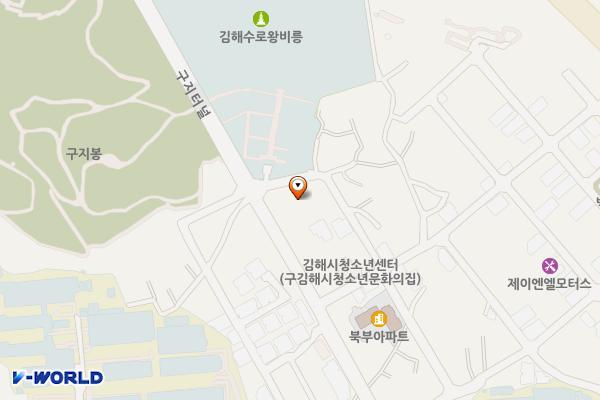수로왕비릉 주차장 위치 지도 — 경상남도 김해시 구산동 92-1