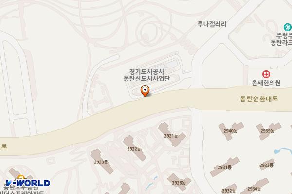 동탄호수공원 위치 지도 — 경기도 화성시 동탄순환대로 69