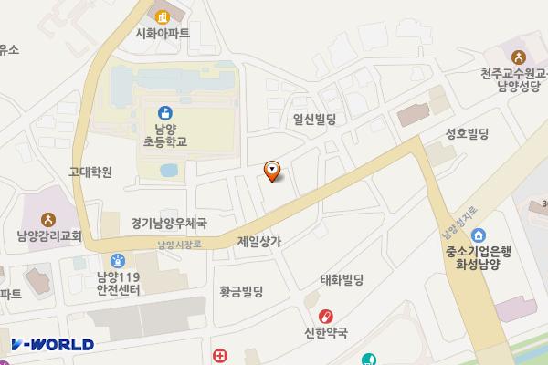 남양재래시장 주차장 위치 지도 — 경기도 화성시 남양읍 남양시장로55번길 16