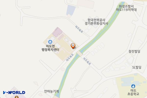 마도면행정복지센터 위치 지도 — 경기도 화성시 마도면 마도북로 389
