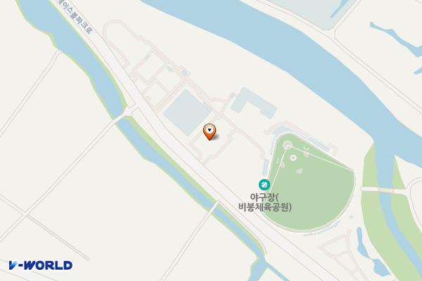 화성비봉습지공원(야구장) 위치 지도 — 경기도 화성시 새솔동 167