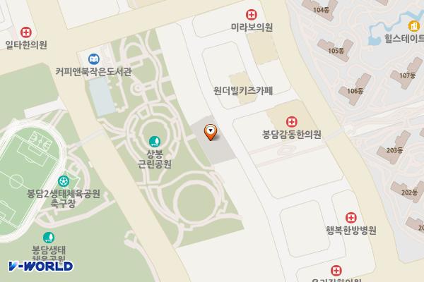 봉담상리1공영주차장 위치 지도 — 경기도 화성시 봉담읍 상리 687-4