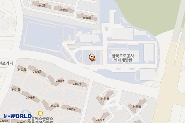 한국도로공사 도로교통연구원 위치 지도 — 경기도 화성시 동탄순환대로17길 24