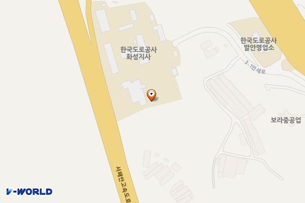 한국도로공사 화성지사 위치 지도 — 경기도 화성시 팔탄면 3.1만세로 879-56