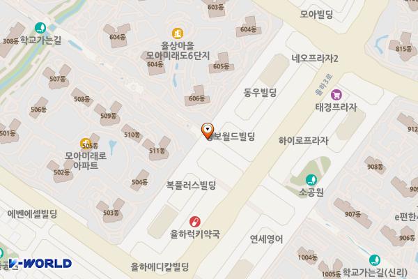 장유3동 중심상업지역 노상주차장 위치 지도 — 경상남도 김해시 율하동 1418, 1419