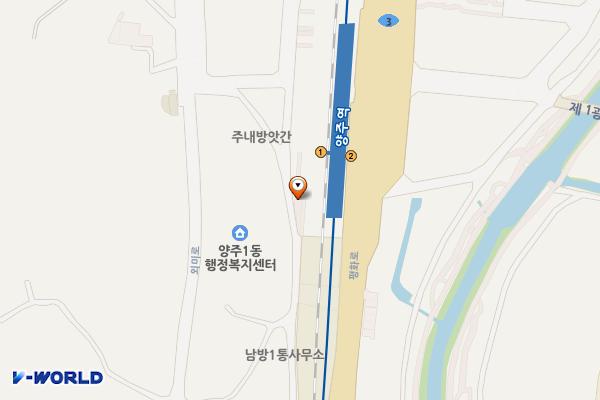 코레일 양주역 위치 지도 — 경기도 양주시 남방동 119-1