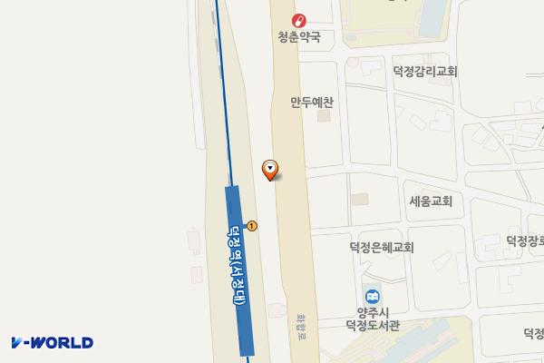 코레일 덕정역 위치 지도 — 경기도 양주시 화합로 1356