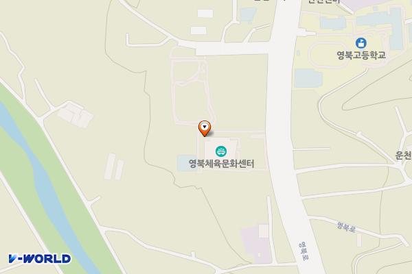 영북체육문화센터 위치 지도 — 경기도 포천시 영북면 영북로 115