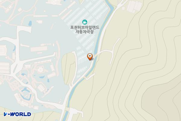 허브아일랜드 위치 지도 — 경기도 포천시 신북면 청신로947번길 51