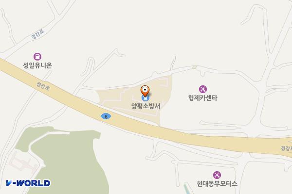 양평소방서 위치 지도 — 경기도 양평군 양평읍 경강로 2047